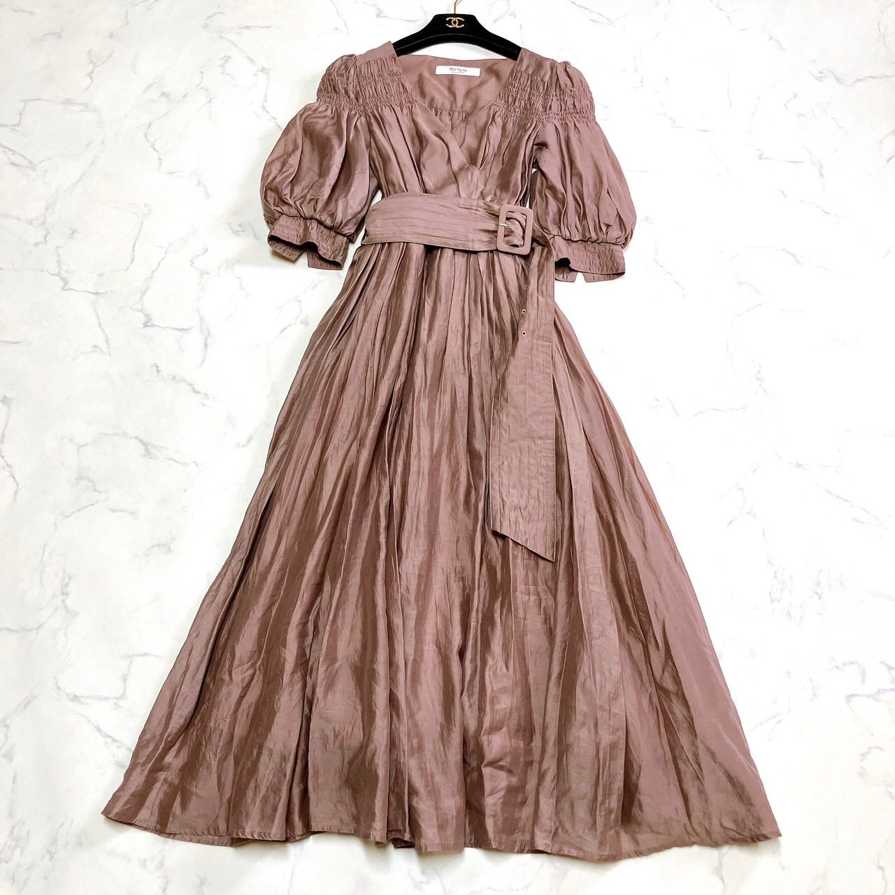 ふんわりエアリー♪極美品☆Herlipto☆ハーリップトゥ ロング  