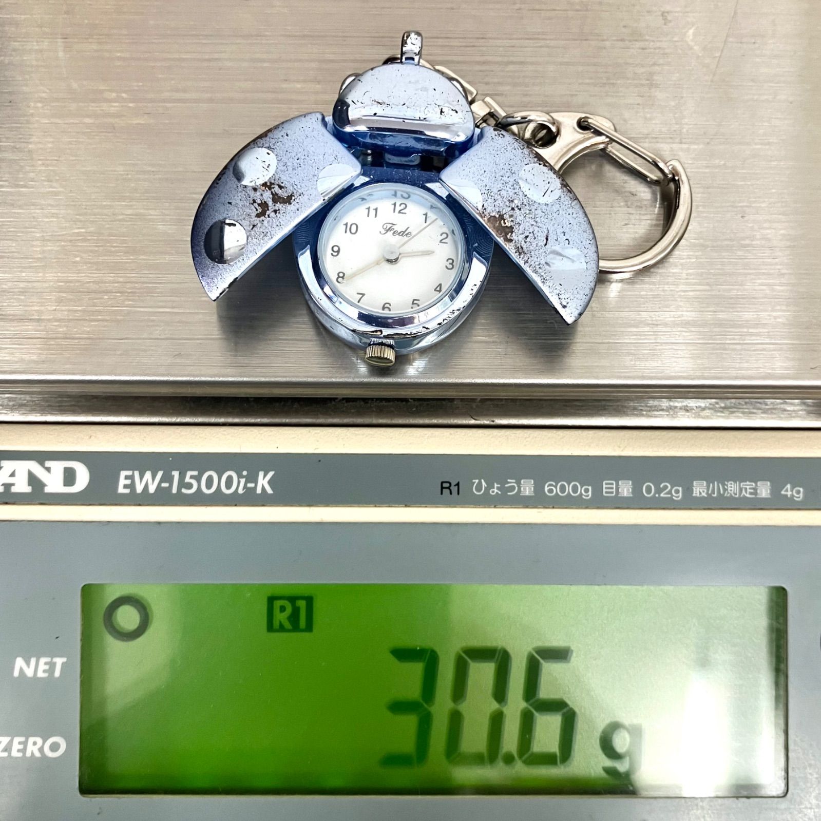 かわいいてんとう虫⭐️懐中時計】 キーホルダー付きウォッチ かわいいてんとう虫⭐️懐中時計】 キーホルダー付きウォッチ