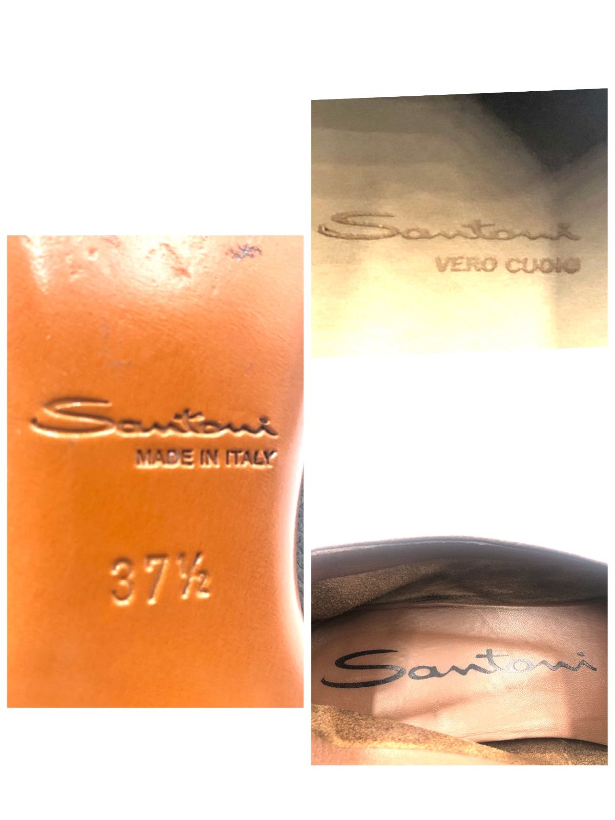 □美品□Santoni サントーニ タッセルローファー レザー 本革