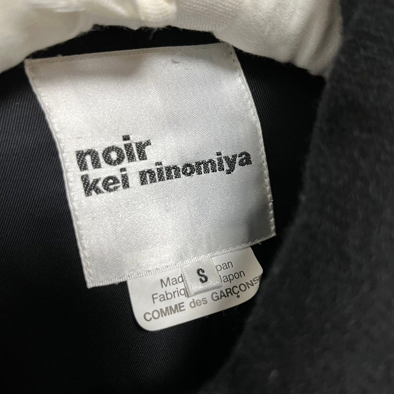 【お値下げ】ノワールケイニノミヤ ポンチョコート　ケープ noir kei ninomiya ノワール ケイニノミヤ 20AW ウールポンチョ