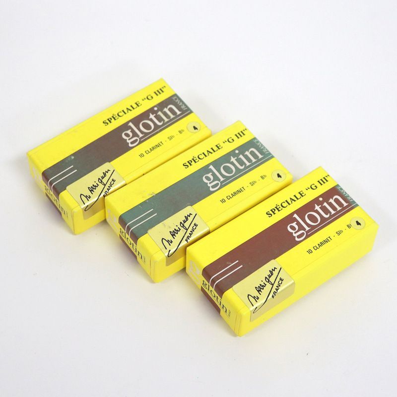 ☆希少☆glotinスペシャルGクラリネットグロタンリード 3.5 10枚入り ☆希少☆glotin スペシャル G クラリネットリード 3.5 10枚入り ☆希少