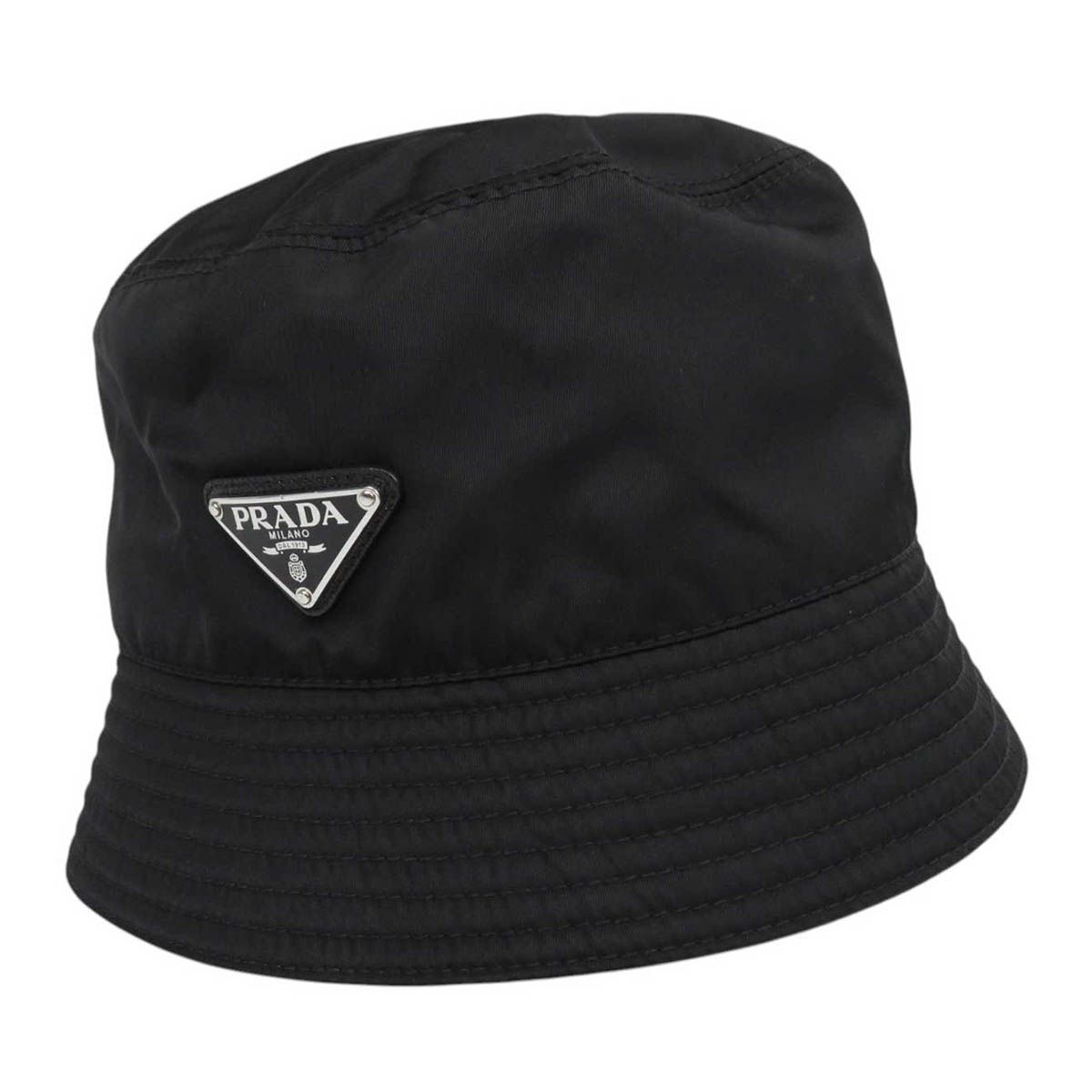 プラダ Re-Nylon バケットハット 2HC137 2DMI ユニセックス ブラック PRADA アパレル 小物