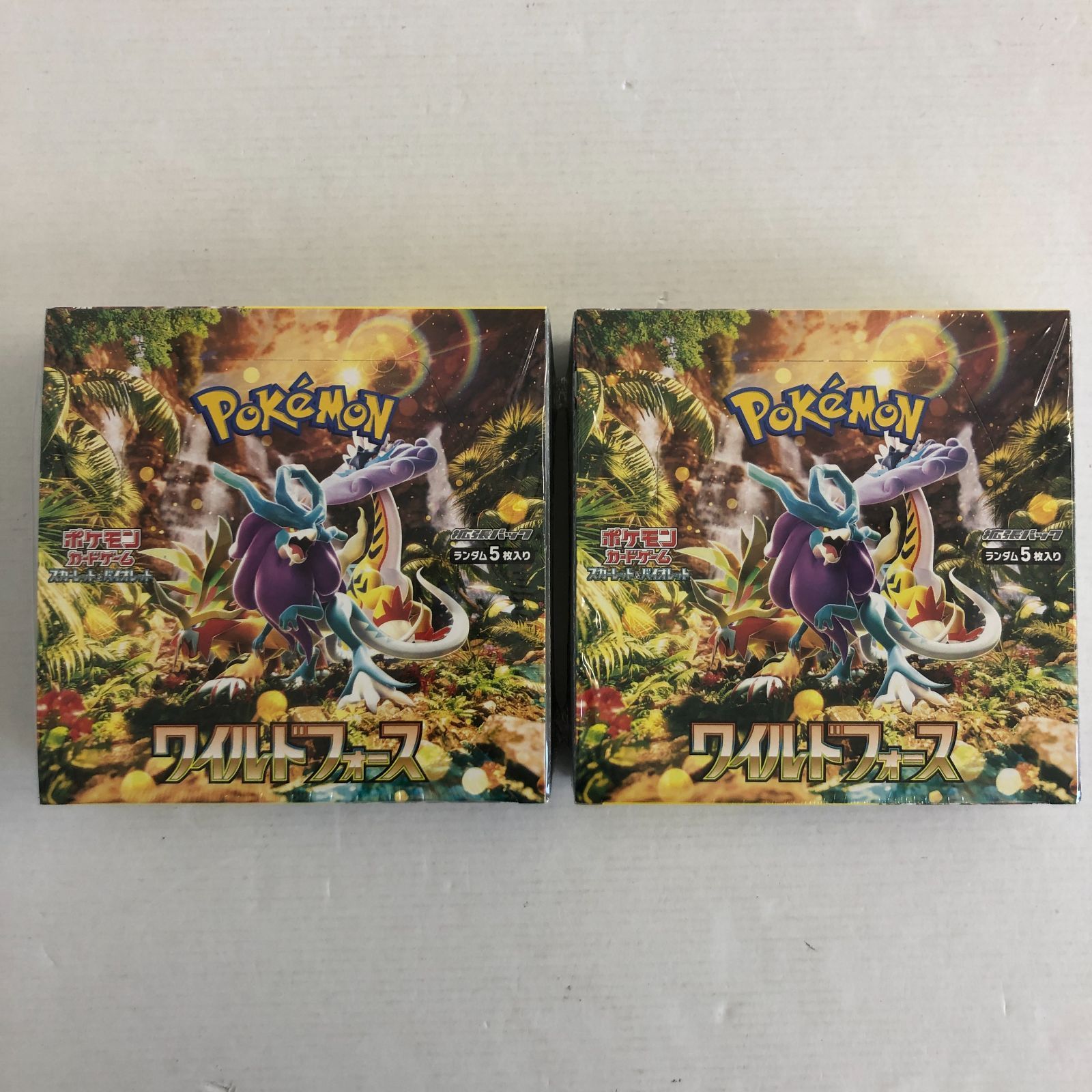 02m2041 ポケモンカードゲーム 拡張パック ワイルドフォース BOX 2点