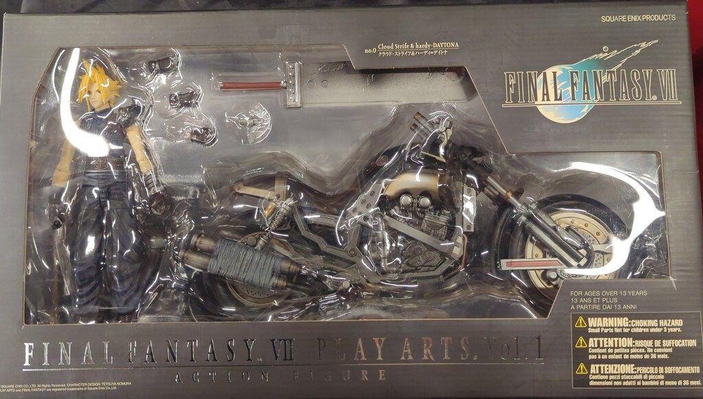 スクウェア・エニックス PLAY ARTS ファイナルファンタジーVII クラウド・ストライフu0026ハーディ=デイトナ