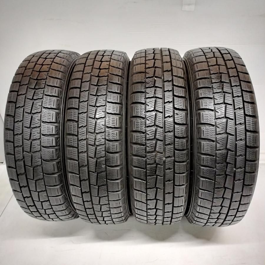 スタッドレスタイヤ & ホイール 4本＞ 165/65R14 ダンロップ 2018年製 14x4.5J TOPYT 4H -100 軽自動車に！ 中古  - メルカリ