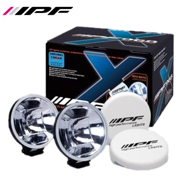 フォグランプ ハイブリッドリフレクター 2個セット H3 12V ハロゲン ドライビング スポット同時配光 クリアレンズ IPF S-9682 E1E1