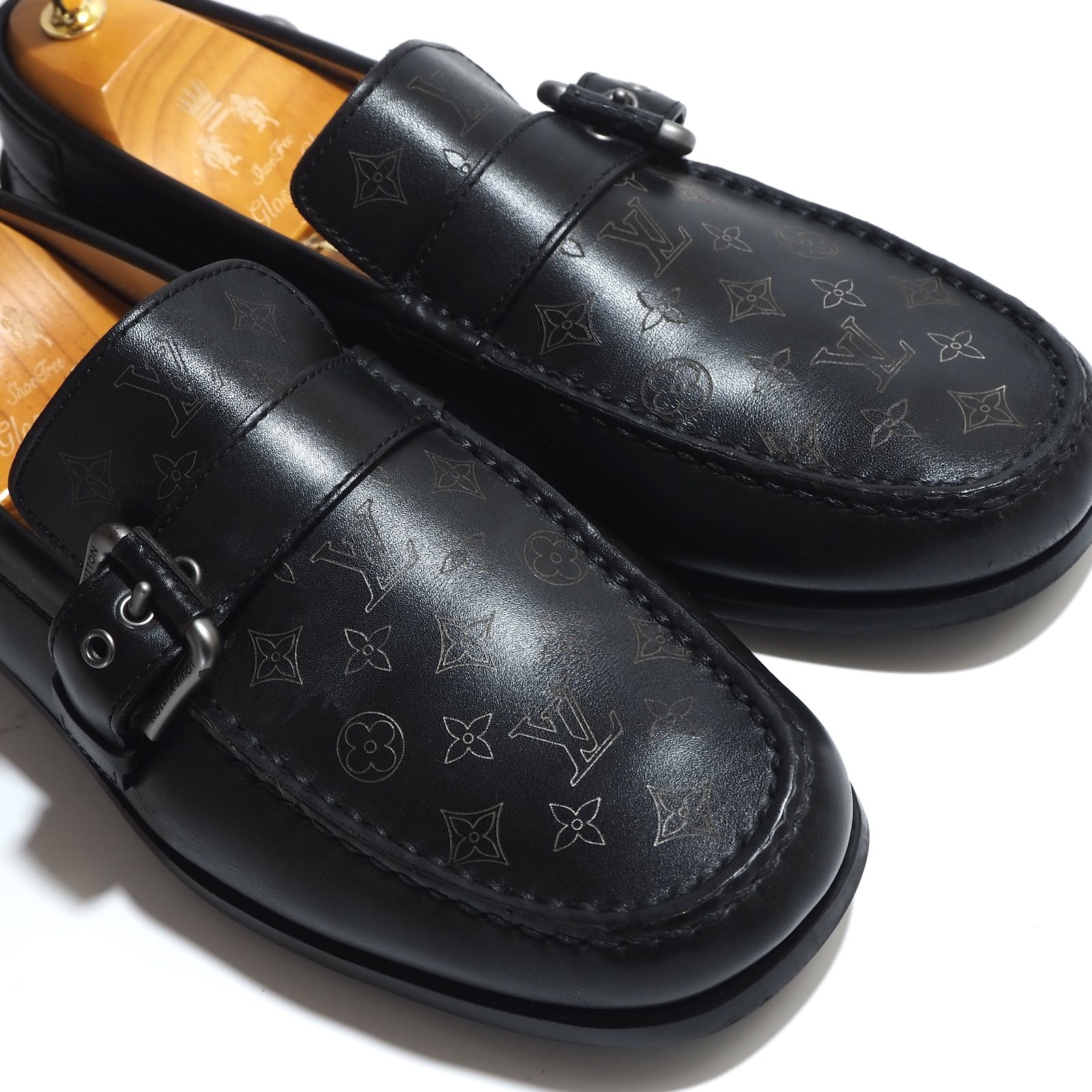 ルイヴィトン Louis Vuitton モノグラム レザーシューズ