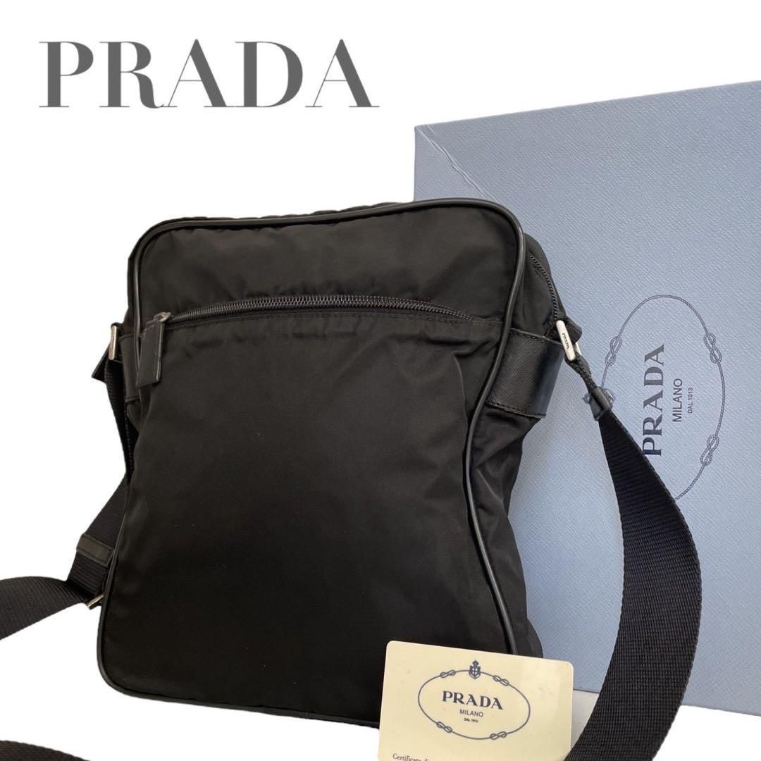 期間限定です‼️ PRADA ブラック ショルダーバッグ値下げ交渉⭕️ 価格交渉/質問大歓迎♪】ギャランティカード付 極美品 PRADA プラダ