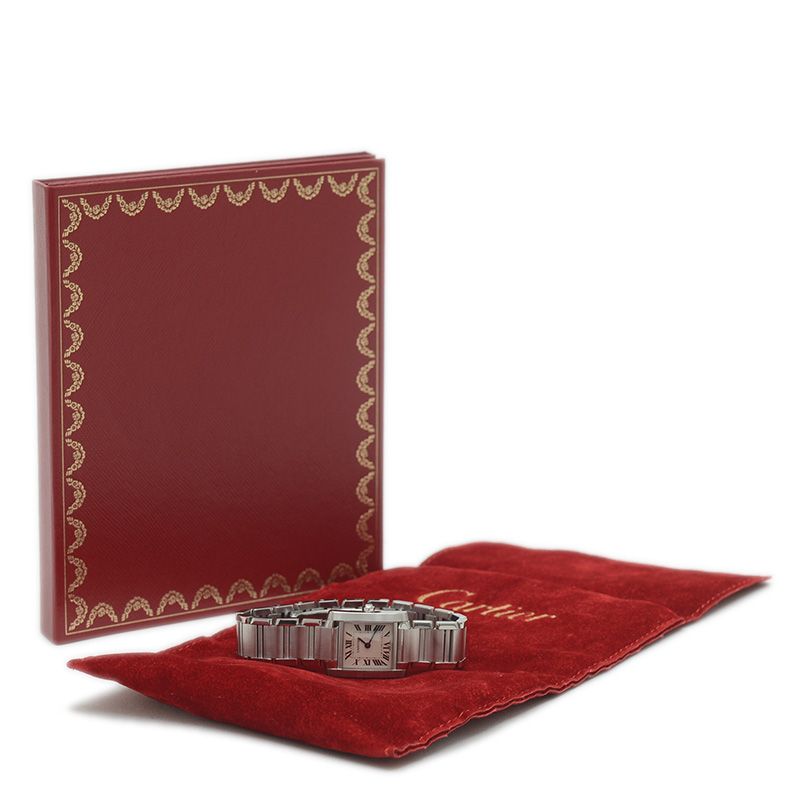 カルティエ 楽天市場】【仕上済】カルティエ タンクフランセーズ SM ピンク