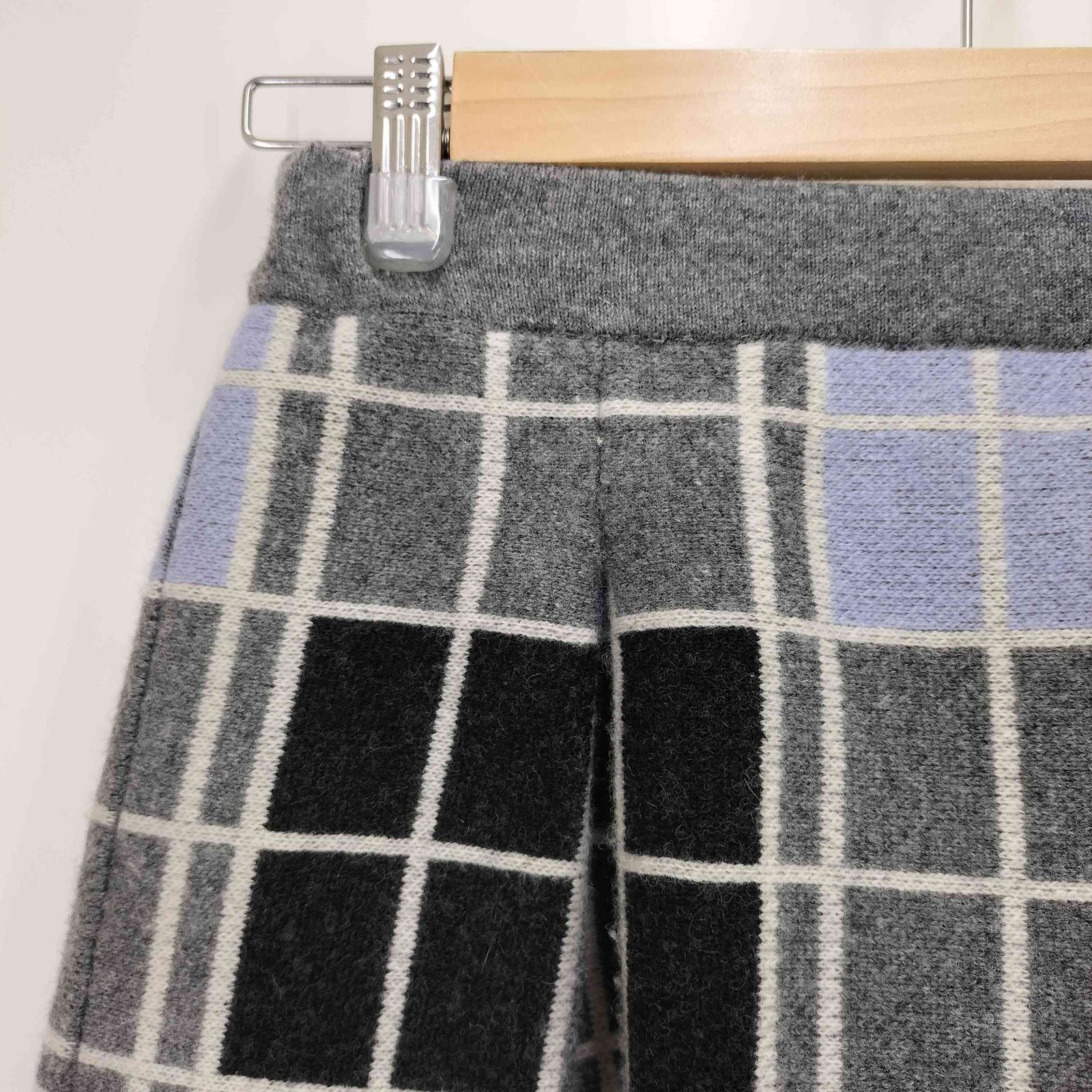 ランバンオンブルー☆チェックスカート 尾州クラシックチェックタイトスカート|LANVIN en Bleu | LANVIN