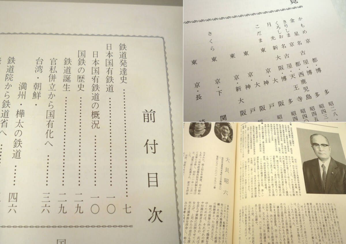 国鉄史　国鉄を支えた人々の歴史 地方人事調査会　発行 国鉄史 国鉄を支えた人々の歴史 東日本編 (加戸宏平編) / 古書