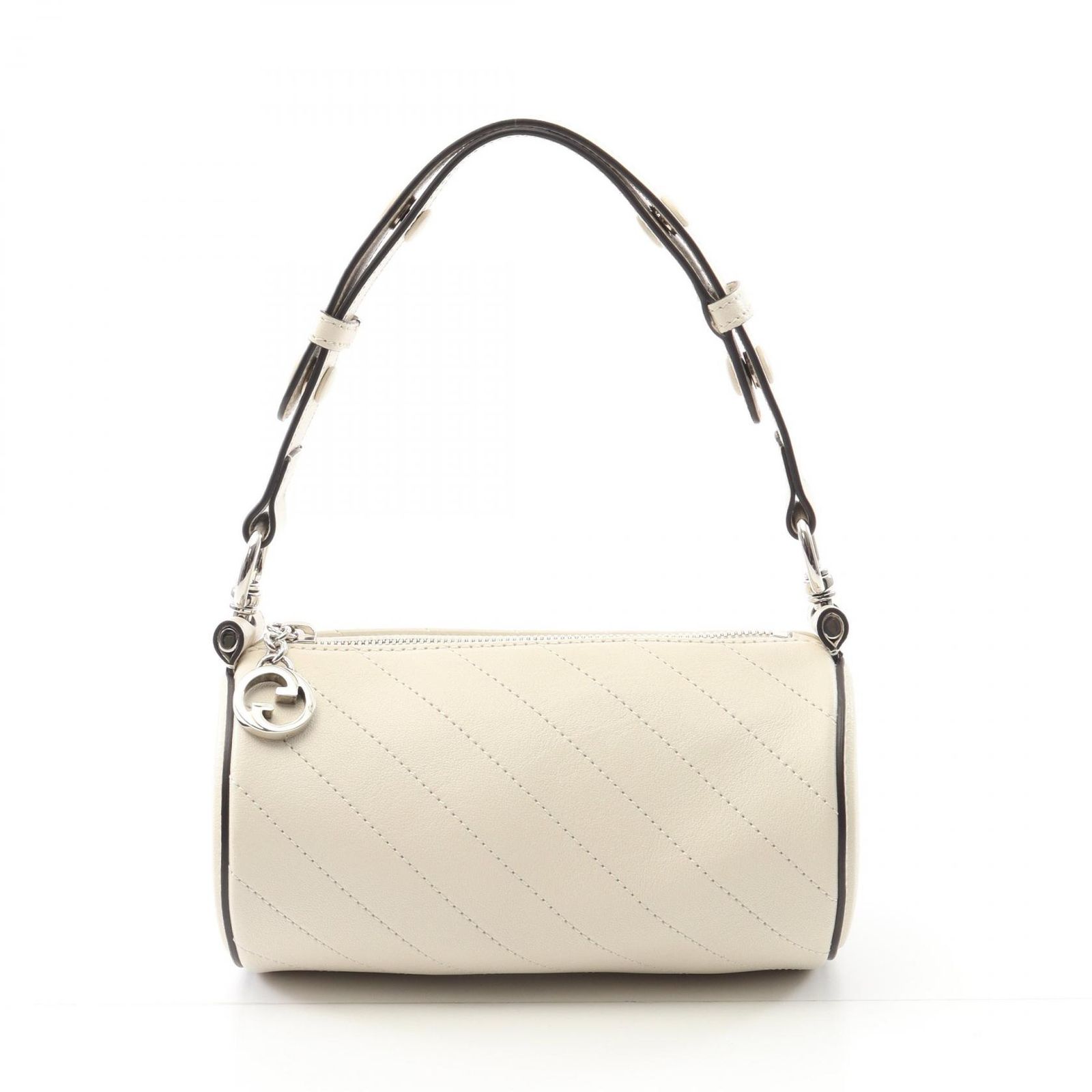 Gucci ホワイトレザー ショルダーバッグ GUCCI 中古 グッチ ショルダー レディース ブランド