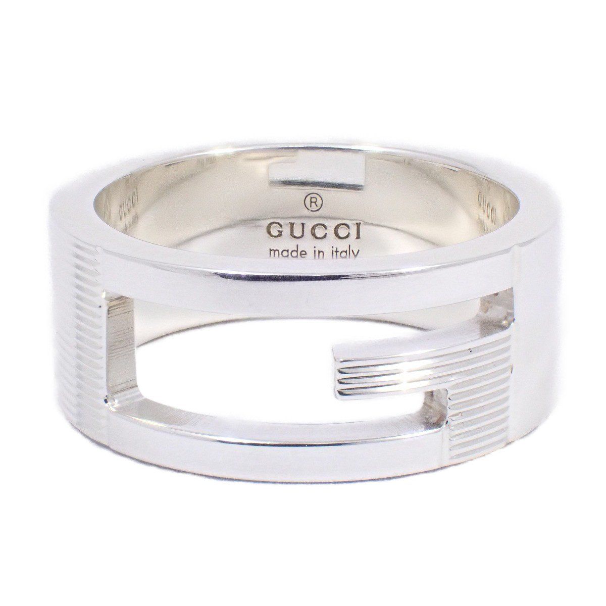 美品】GUCCI グッチ Gロゴ リング 指輪 シルバー925 表記サイズ