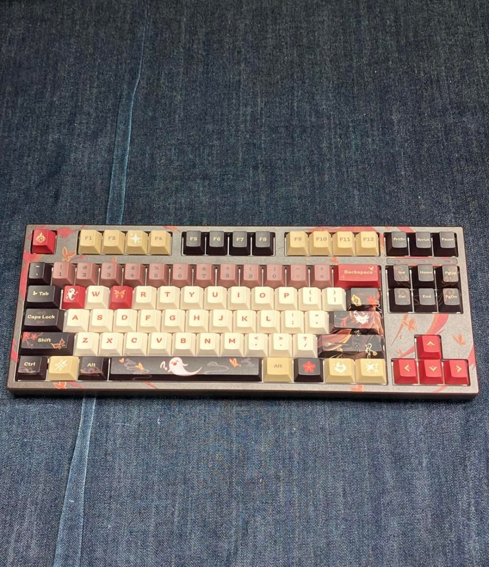 miHoYo 胡桃·雪霁梅香 メカニカルキーボード 87キー红轴 2024 原神