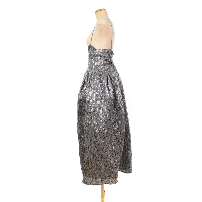 メゾンスペシャル MAISON SPECIAL Metallic Flower 2way One-piece 