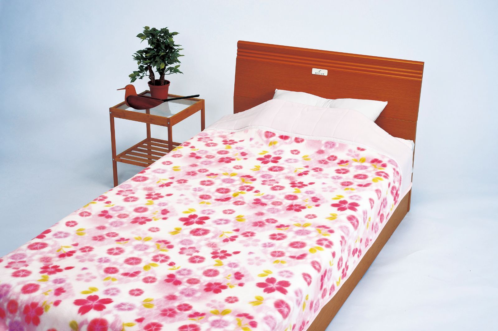 ニシカワ 衿付きニューマイヤー毛布