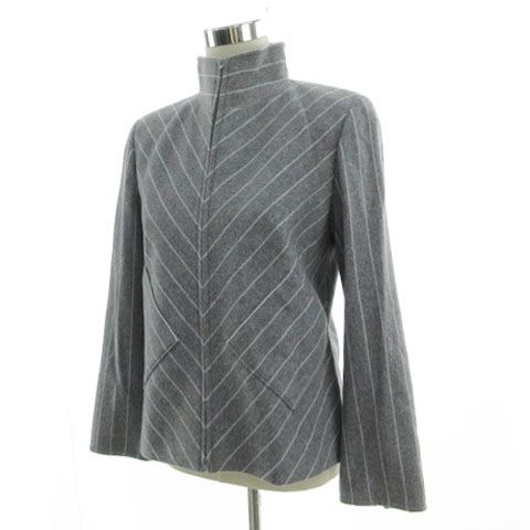 ストライプ グレー