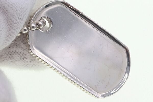 ティファニー ドックタグ ドッグタグ 極美品 ティファニー ドッグタグ