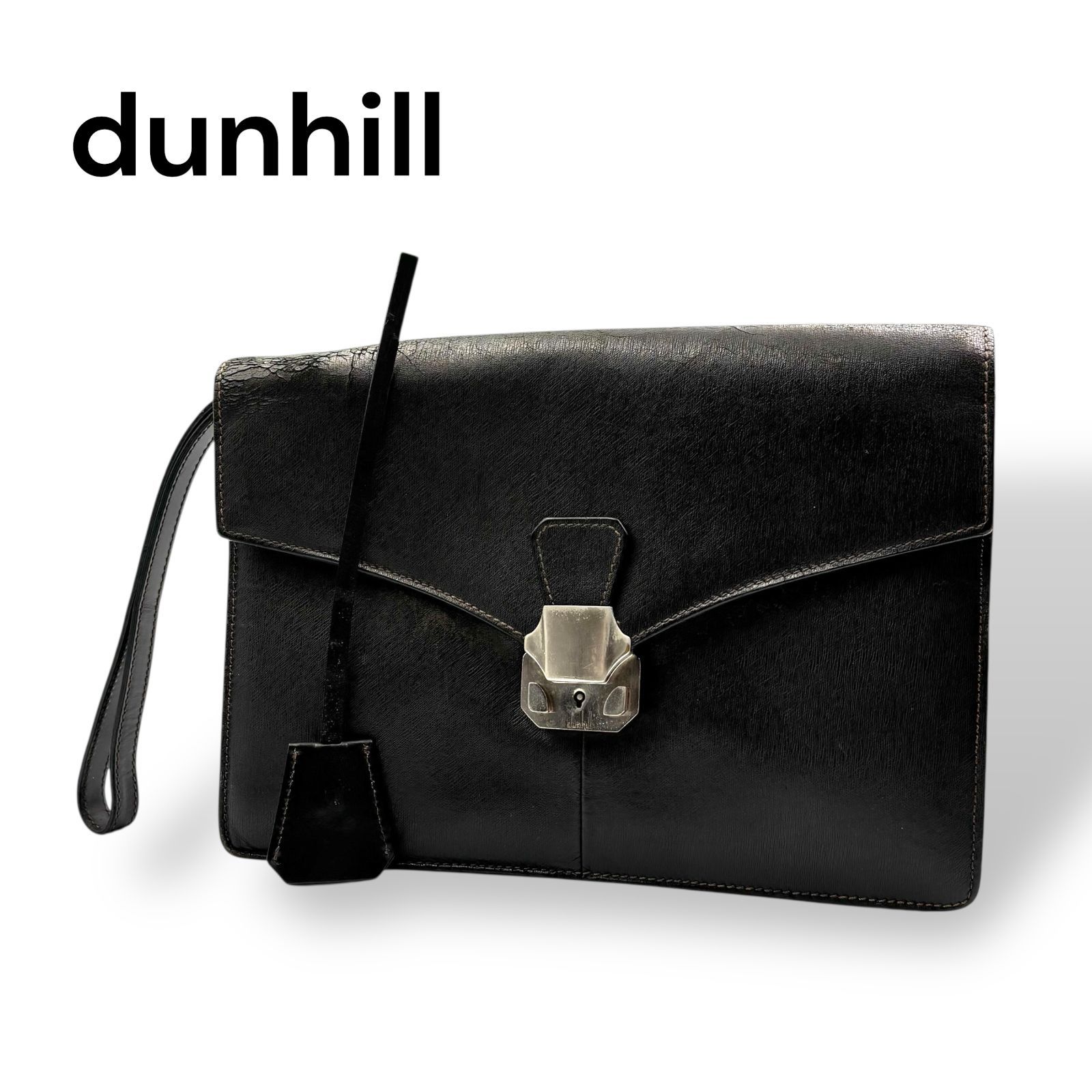 dunhill ダンヒル クラッチバッグ セカンドバッグ レザー