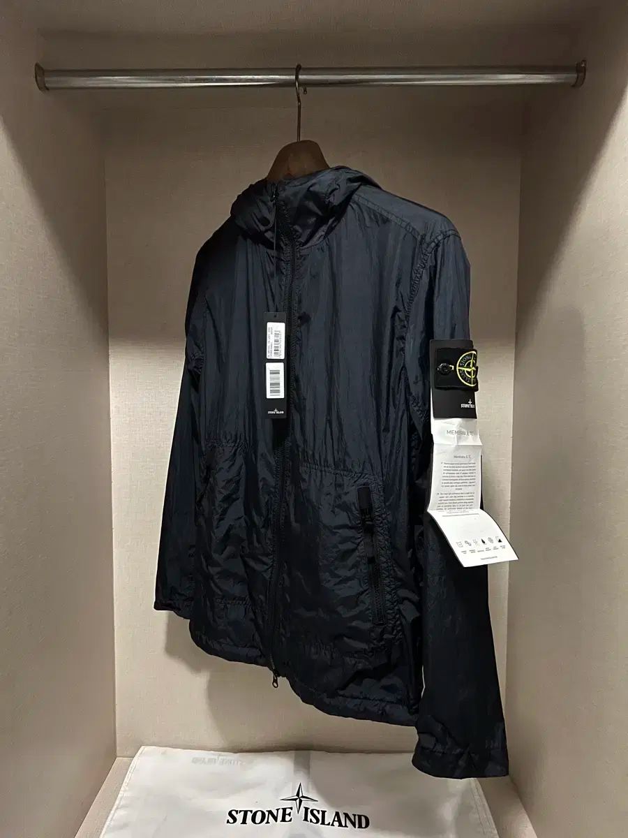 L 23SS STONE ISLAND ストーンアイランド クリンクルレップス フード ジャケット