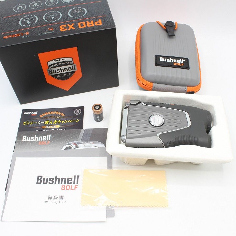 新品】Bushnell PINSEEKER PRO X3 JOLT ゴルフ用レーザー距離計