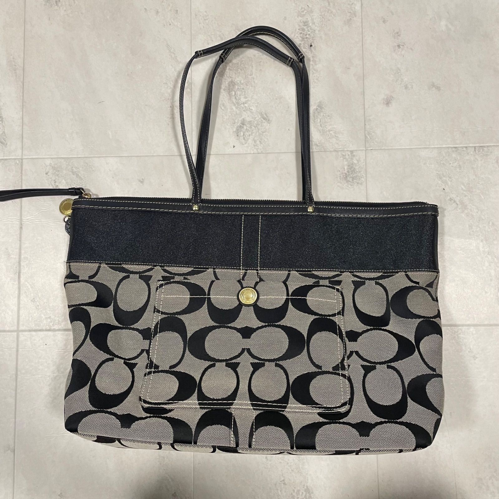 ⭐︎【美品】 COACH コーチ シグネチャー トートバッグ ショルダー 