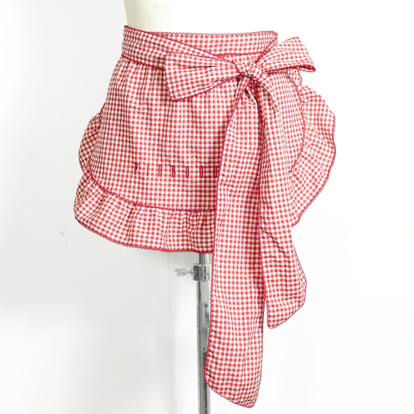 美品】ピンクハウス☆フリル＆ピコフリルが可愛い！ ギンガムチェック