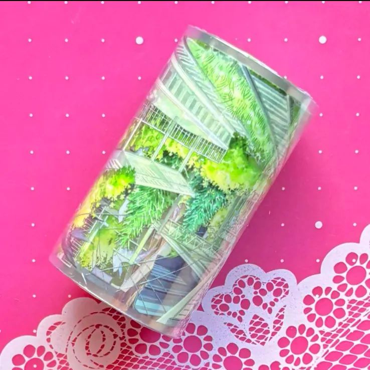 PET 光影沐轨 7cm×5m 120cm|loop 海外マスキングテープ