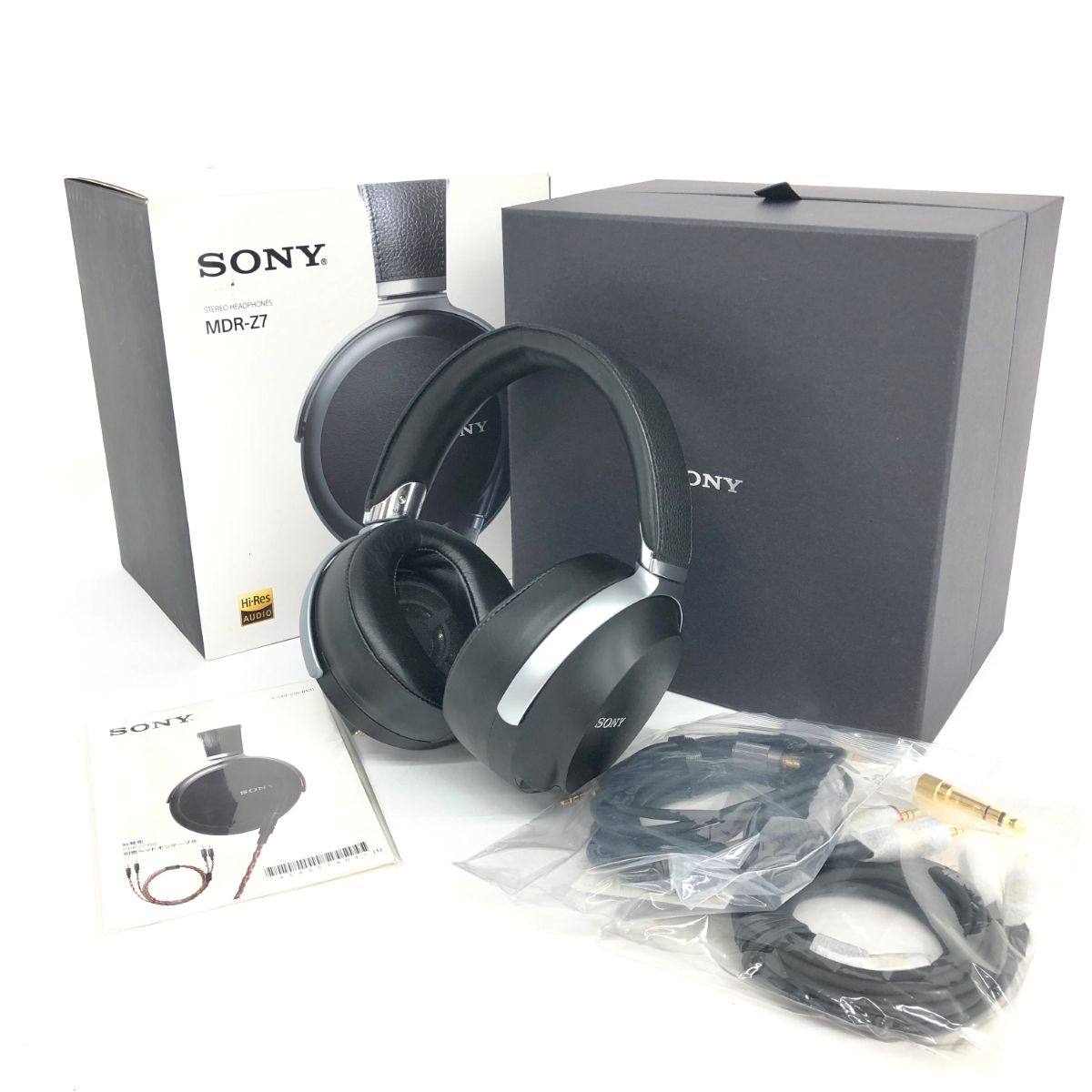 中古】 SONY ヘッドホン用交換ケーブル ステレオミニプラグ 1.2m MDR