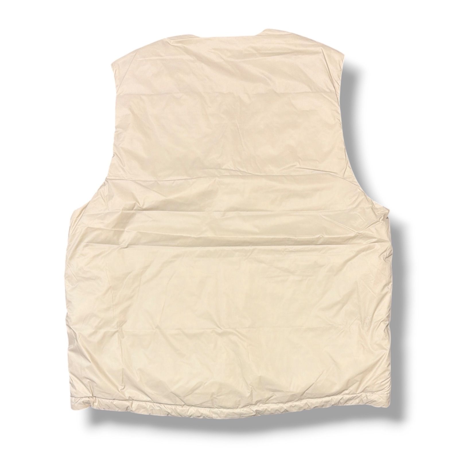 参考上代33000円 EVCON 24AW × TAION DOWN REVERSIBLE VEST ダウンリバーシブルベスト エビコン タイオン コラボ 243-91403 ベージュ 3 99471A5