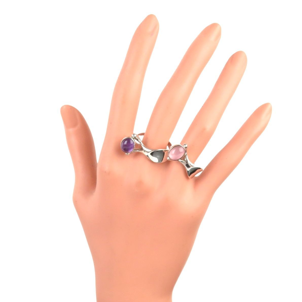 GEORG JENSEN ジョージ・ジェンセン デュウ・ドロップ ペアリング 指輪