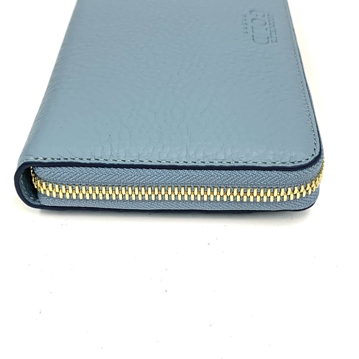 cococelux COCOCELUX GOLD 青レザー長財布 gold(ココセリュックス 