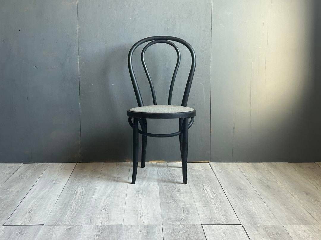 ② 秋田木工 AKIMOKU リペイント ブラック ベントウッドチェア NG