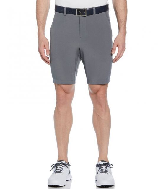 【送料無料】 キャラウェイ メンズ ハーフパンツ・ショーツ ボトムス 9 Flat Front Swing Tech Golf Shorts Quiet Shade