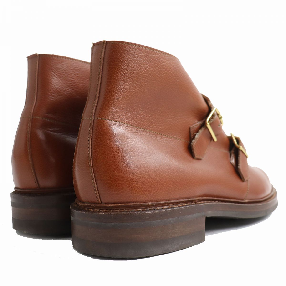 美品△JOHN LOBB ジョンロブ DEBEE ダブルモンクストラップ レザー 