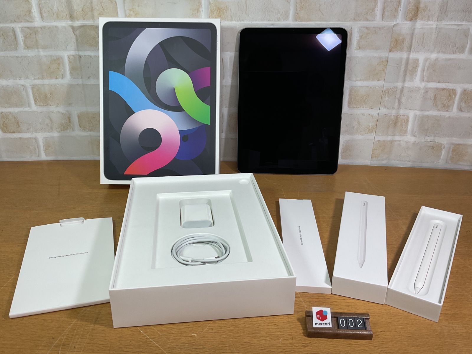 【名古屋発/002】送料無料Apple アップル iPad Air 第4世代 A2316 Wi-Fi 256G スペースグレイ Apple Pencil 第2世代 タッチペン