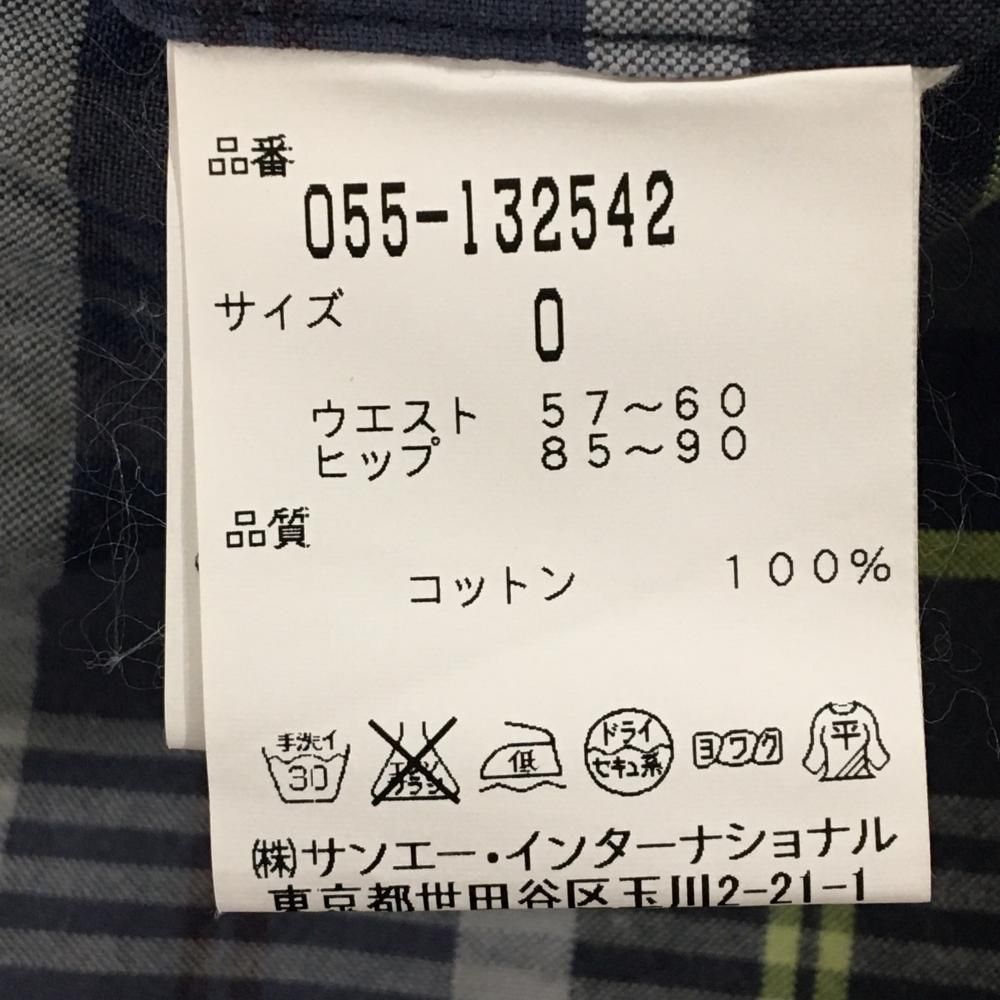 ☆SALE価格☆パーリーゲイツ ショートパンツ ネイビー×イエロー