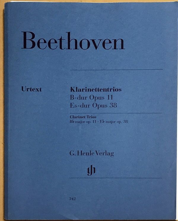 ベートーヴェン 三重奏曲 変ロ長調 Op.11「街の歌」、変ホ長調 Op.38