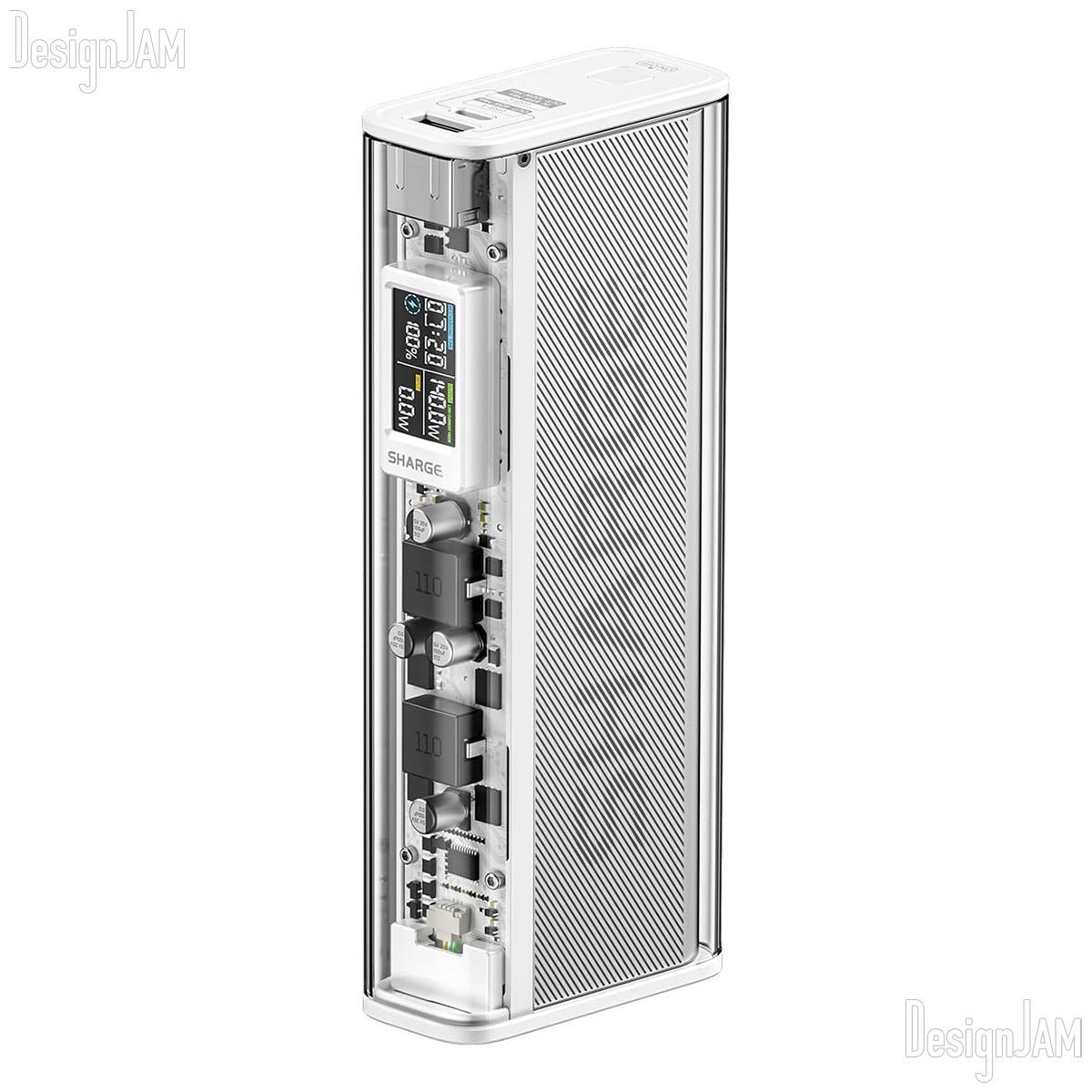 DJ24000092 SHARGE SHARGEEK 140Wモバイルバッテリー 20 000mAh スマートディスプレイ搭載