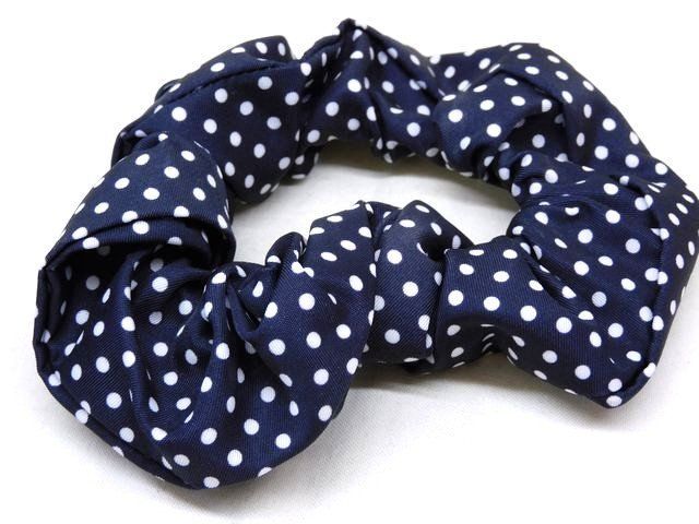 プラダ 1IF015_2HJX_F0008 プリントRe-Nylon シュシュ ネイビー ナイロン 水玉 ドット レディース PRADA 7I