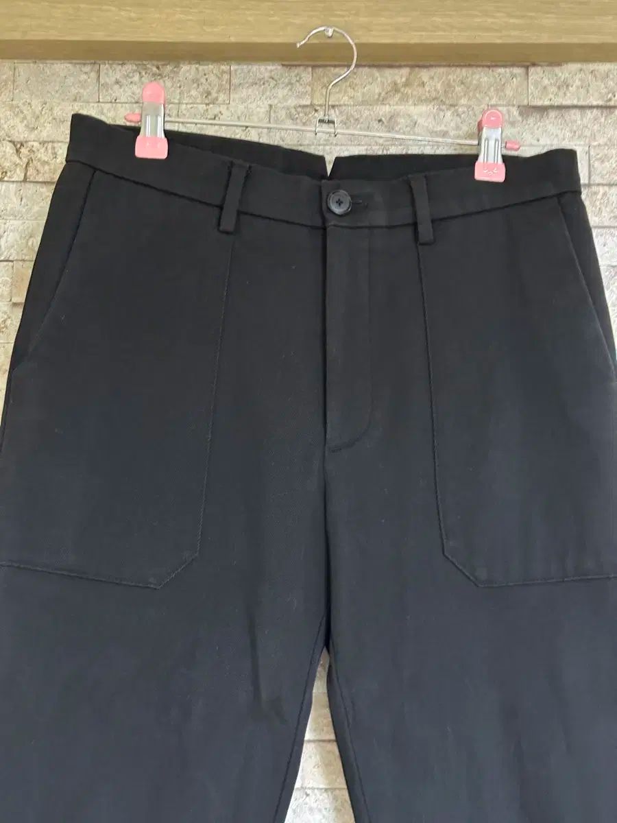 綿 クロップドパンツ
