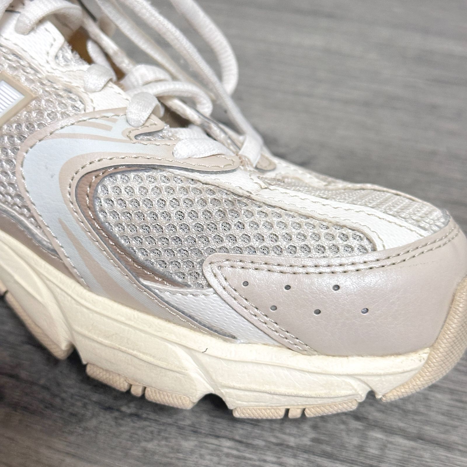 New Balance MR530AA シンセティックレザー×メッシュ スニーカー 24.5