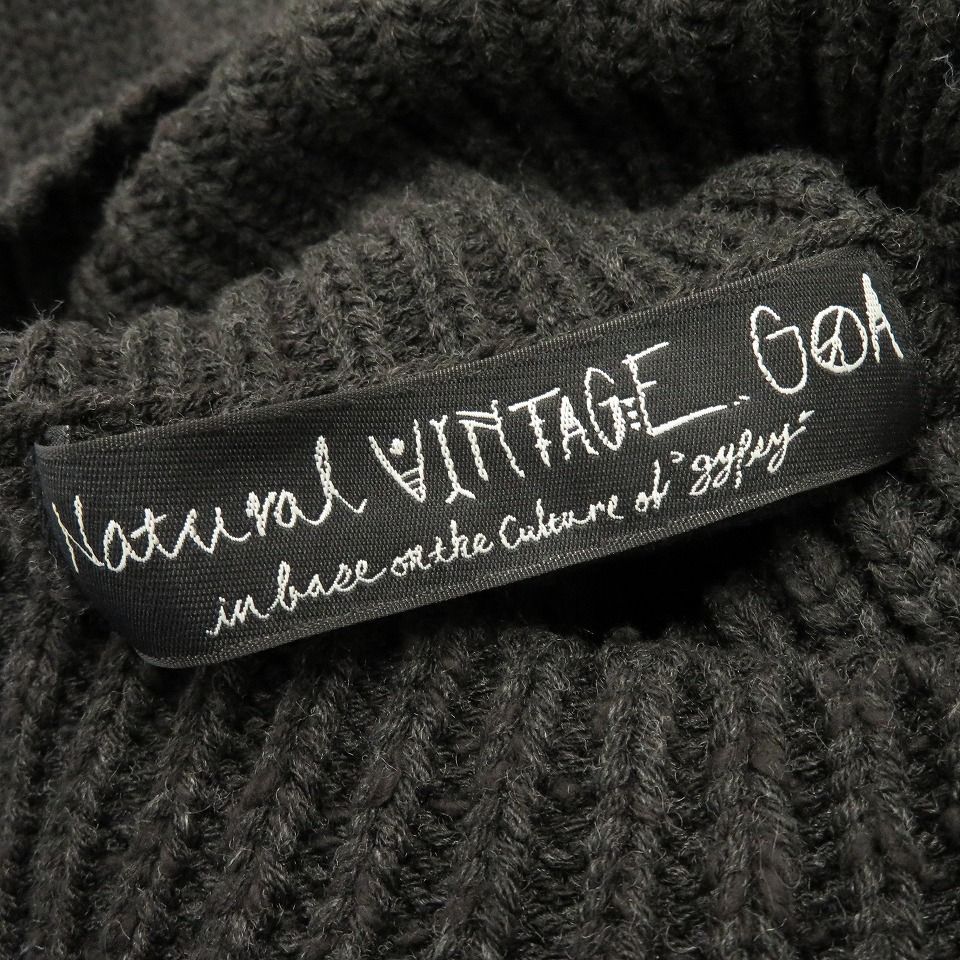 【初売り】 goa ゴア Natural ロング ニットワンピース VINTAGE トップス