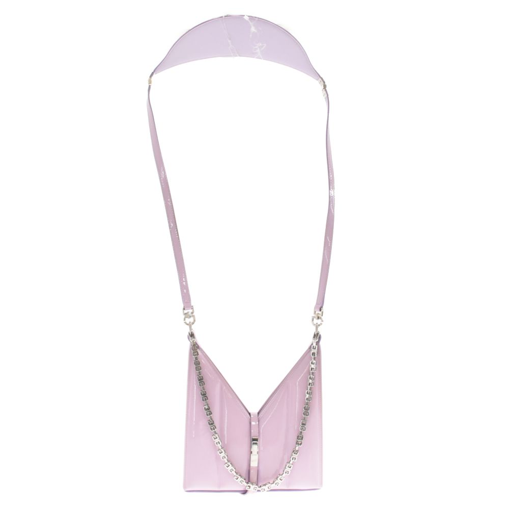 GIVENCHY (ジバンシィ) Cut Out バッグ キルティング加工エナメル 