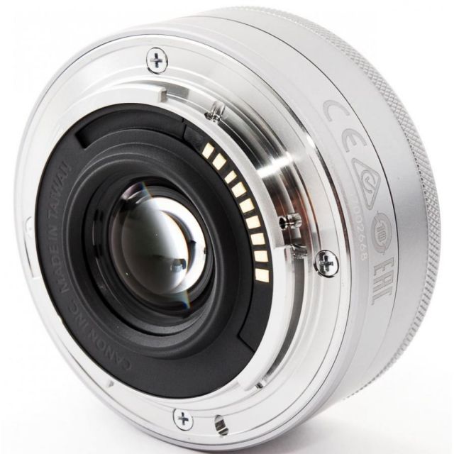 キャノン 単焦点レンズ CANON EF-M 22mm F2 STM シルバー 中古 美品 