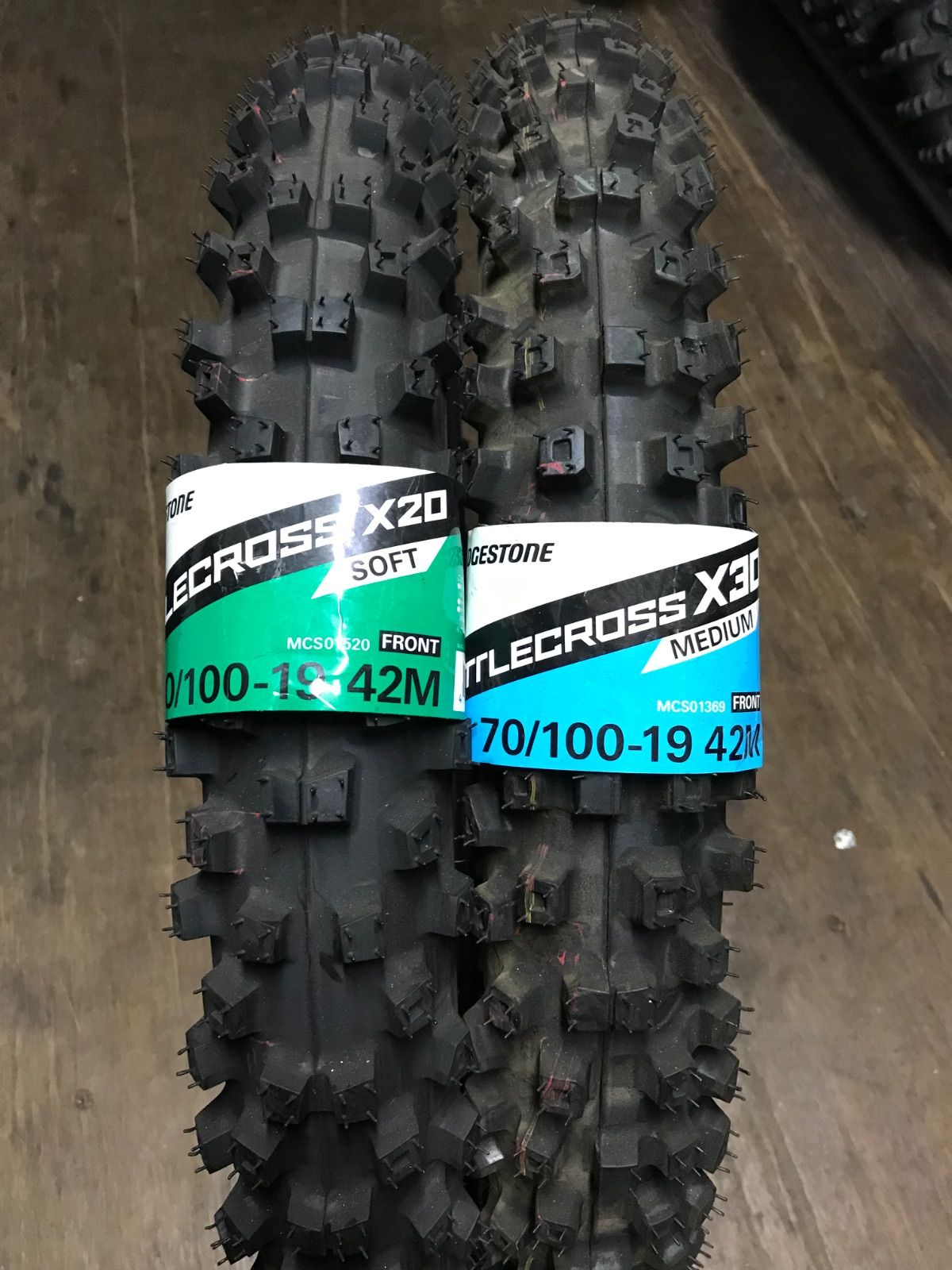 ブリヂストンYZ85LW | CRF150RⅡ 等に X20 X30 70|100-19 2本セット MO37