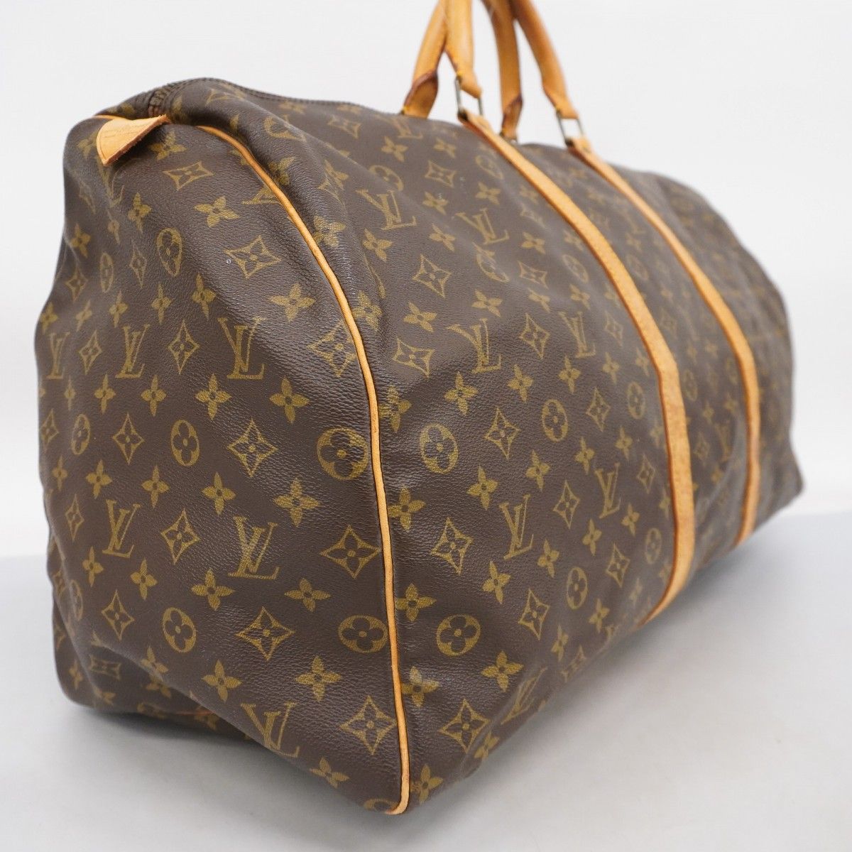 5ib2422 ルイヴィトン ボストンバッグ モノグラム キーポル60 M41422 ブラウン メンズ レディース ユニセックス