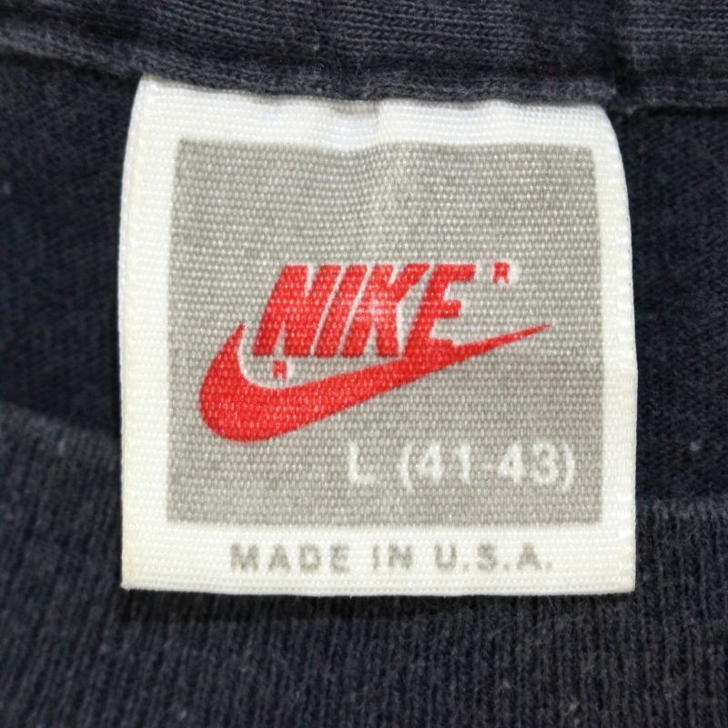 90s USA製 vintage NIKE アガシ AGSSSI テニス 半袖Tシャツ メンズ