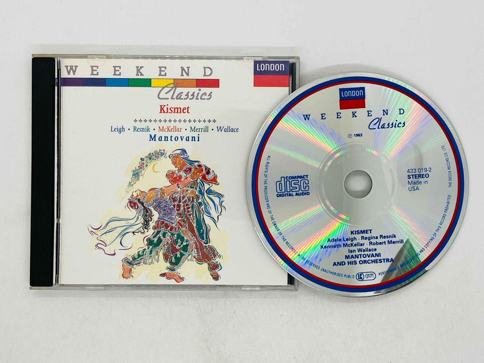 CD KISMET MANTOVANI / WEEKEND CLASSICS / マントヴァーニ キスメット 433 019-2 Z34