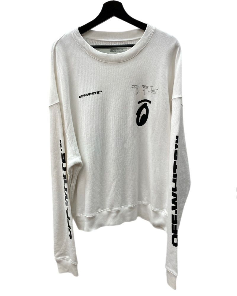 オフホワイト OFF-WHITE ABSTRACT SPLIT ARROWS SWEAT SHIRT